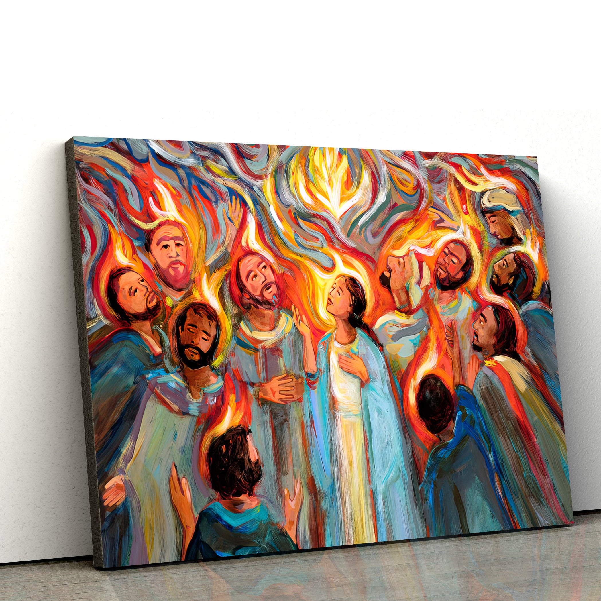 Pentecost Canvas Wall Art – Religious Canvas Wall Art