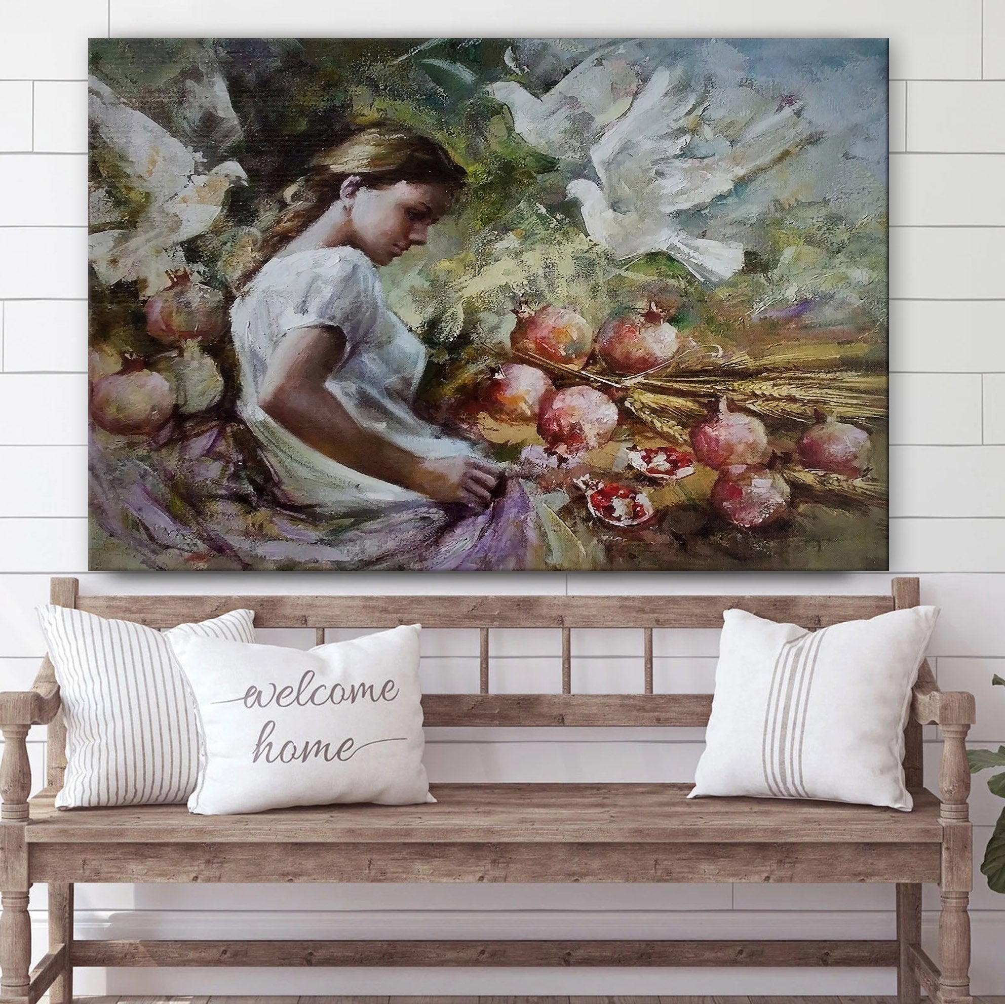 Pomegranates Painting Canvas Wall Art – Canvas Wall Decor – Home Decor Living Room