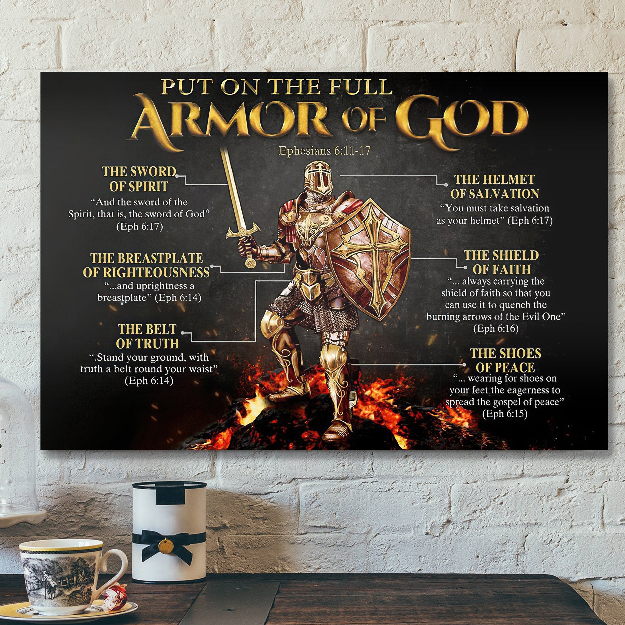 Put On The Full Armor Canvas Art