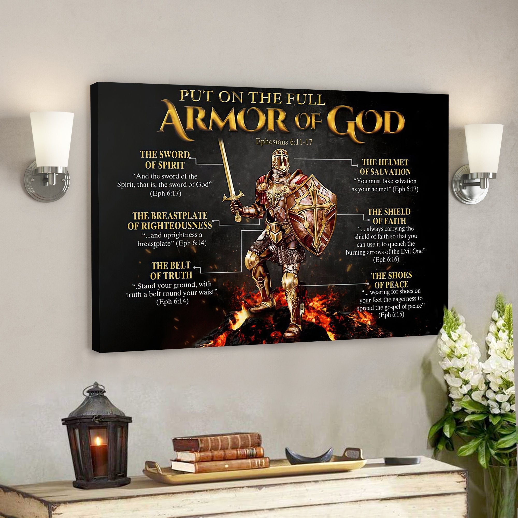 Put On The Full Armor Canvas Art