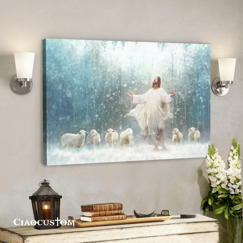 Radiance – Jesus Painting – Jesus Poster – Jesus Canvas – Christian Canvas Wall Art – Christian Gift