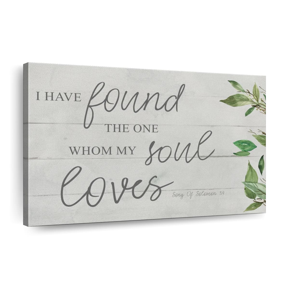 Soul Loves Canvas Wall Art – Christian Canvas Wall Art – Religious Wall Art Canvas