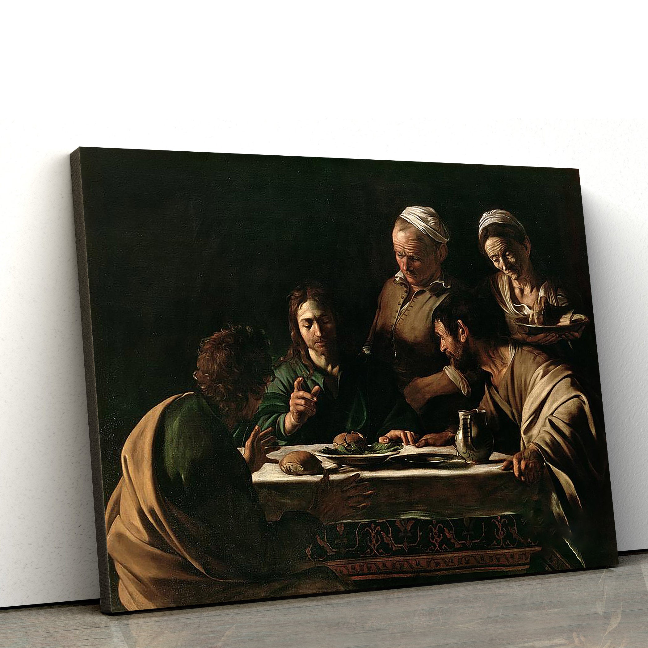 Supper At Emmaus Canvas Pictures – Jesus Canvas Pictures – Christian Wall Art