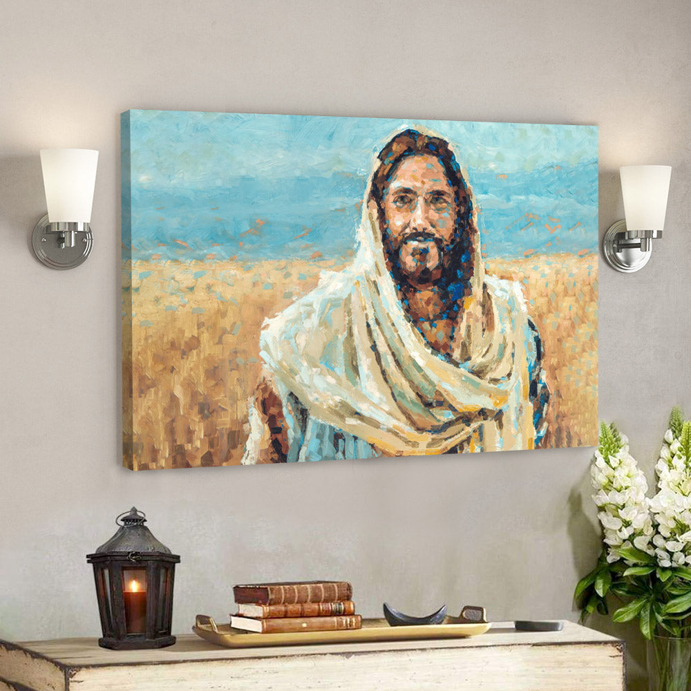 Sweet is the Peace Canvas – Religious Canvas Painting – Jesus Canvas Poster – Jesus Wall Art – Christian Canvas Prints – Christian Gift