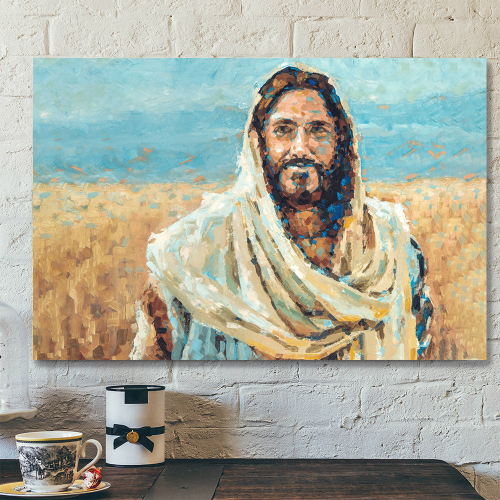 Sweet is the Peace Canvas – Religious Canvas Painting – Jesus Canvas Poster – Jesus Wall Art – Christian Canvas Prints – Christian Gift