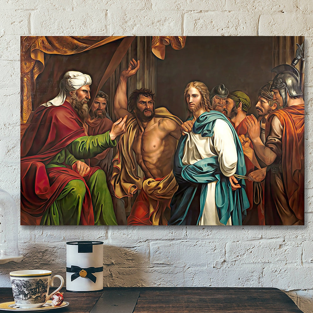 The Arrest of Jesus – Jesus Pictures – Jesus Canvas Poster – Jesus Wall Art – Christ Pictures – Faith Canvas – Gift For Christian