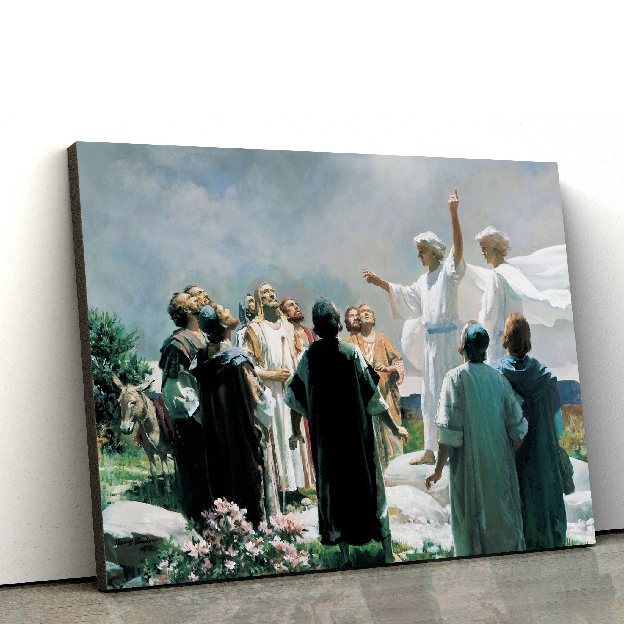 The Ascension Of Jesus Canvas Pictures – Jesus Canvas Wall Art – Christian Canvas Paintings