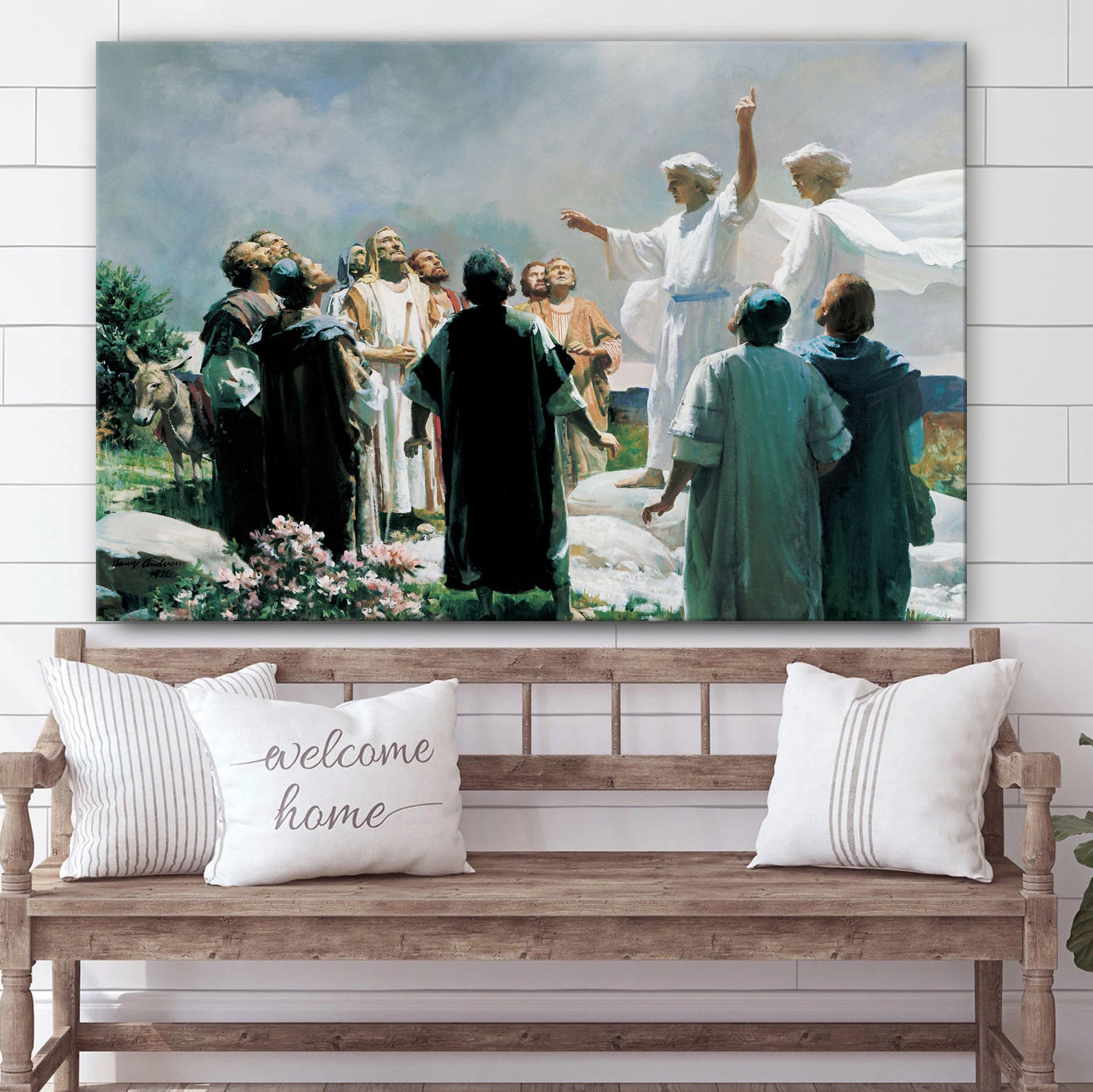 The Ascension Of Jesus Canvas Pictures – Jesus Canvas Wall Art – Christian Canvas Paintings