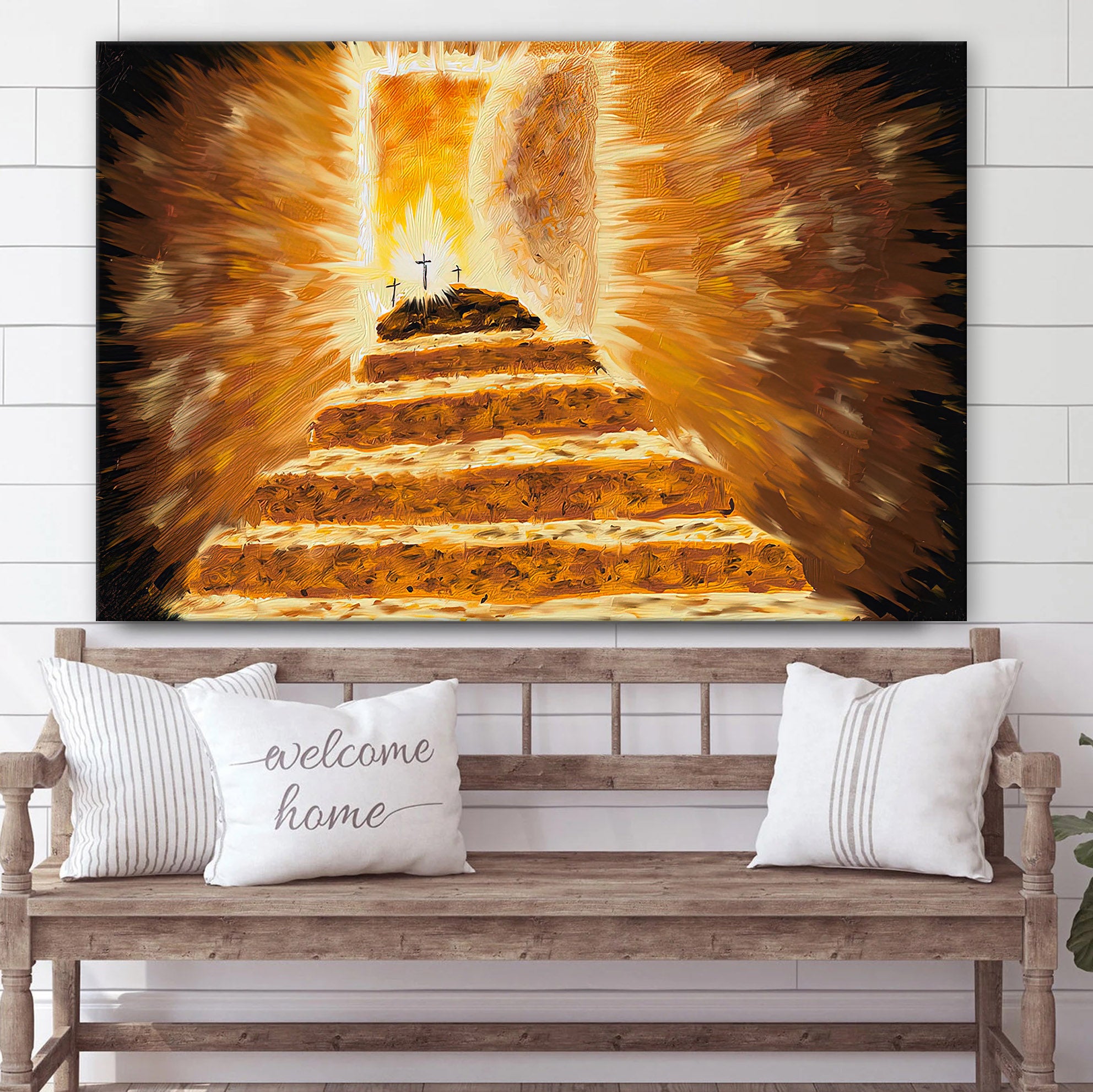 The Empty Tomb Canvas Pictures – Easter Canvas – Christian Canvas Wall Art