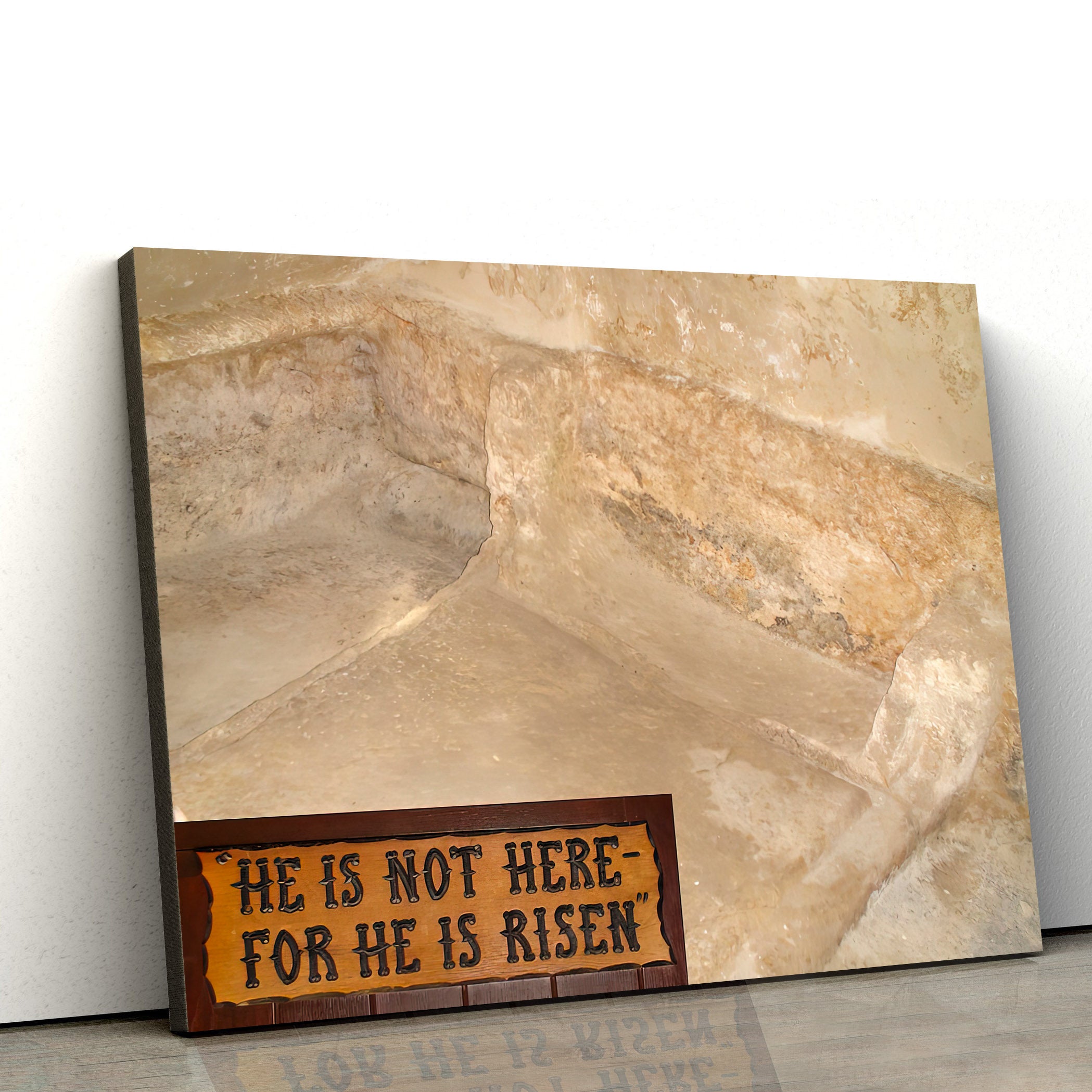 The Empty Tomb He Is Risen 1 Canvas Pictures – Easter Canvas – Christian Canvas Wall Art