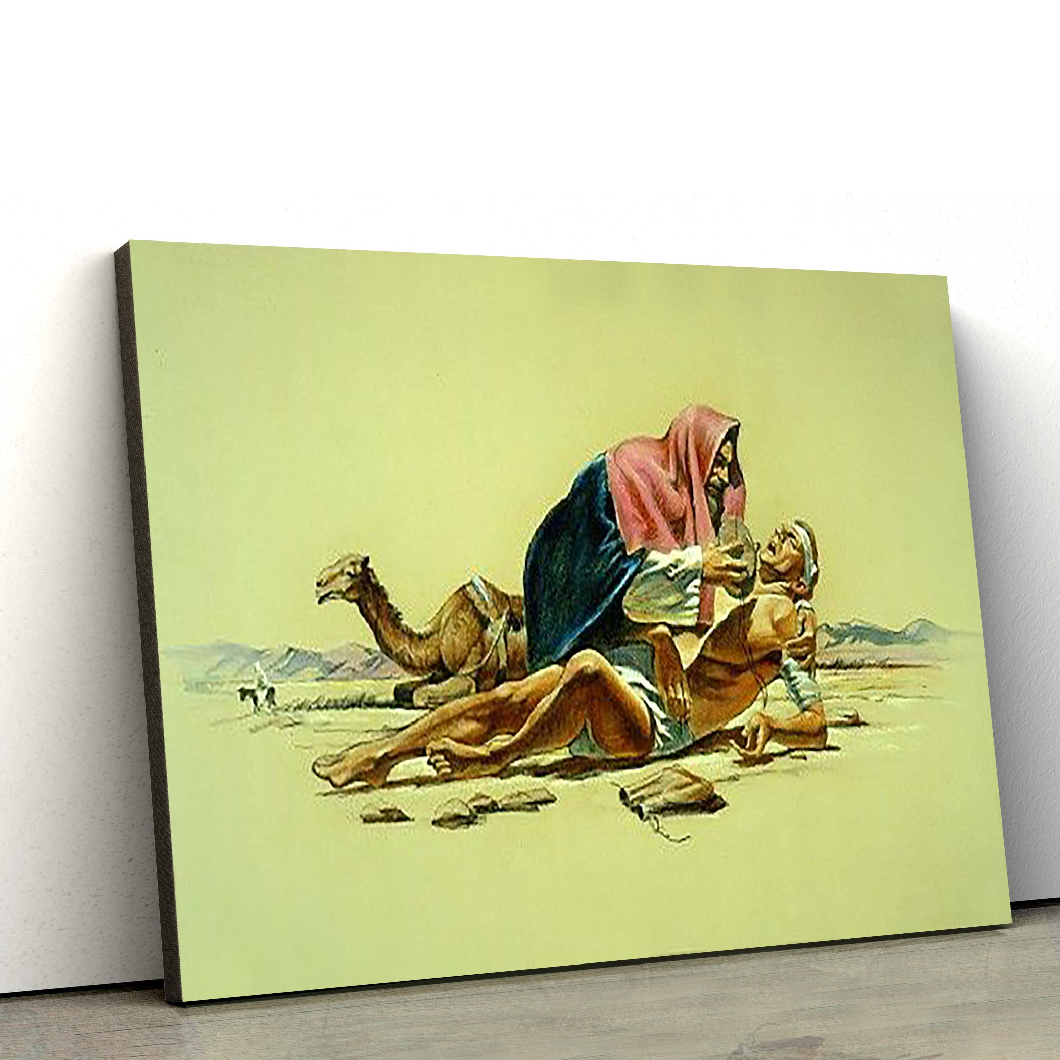 The Good Samaritan Canvas Wall Art – Christian Canvas Pictures – Religious Canvas Wall Art