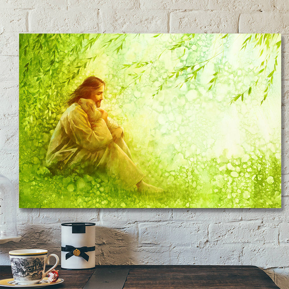 The Good Sepherd – Jesus Canvas Poster – Jesus Wall Art – Gift For Christian