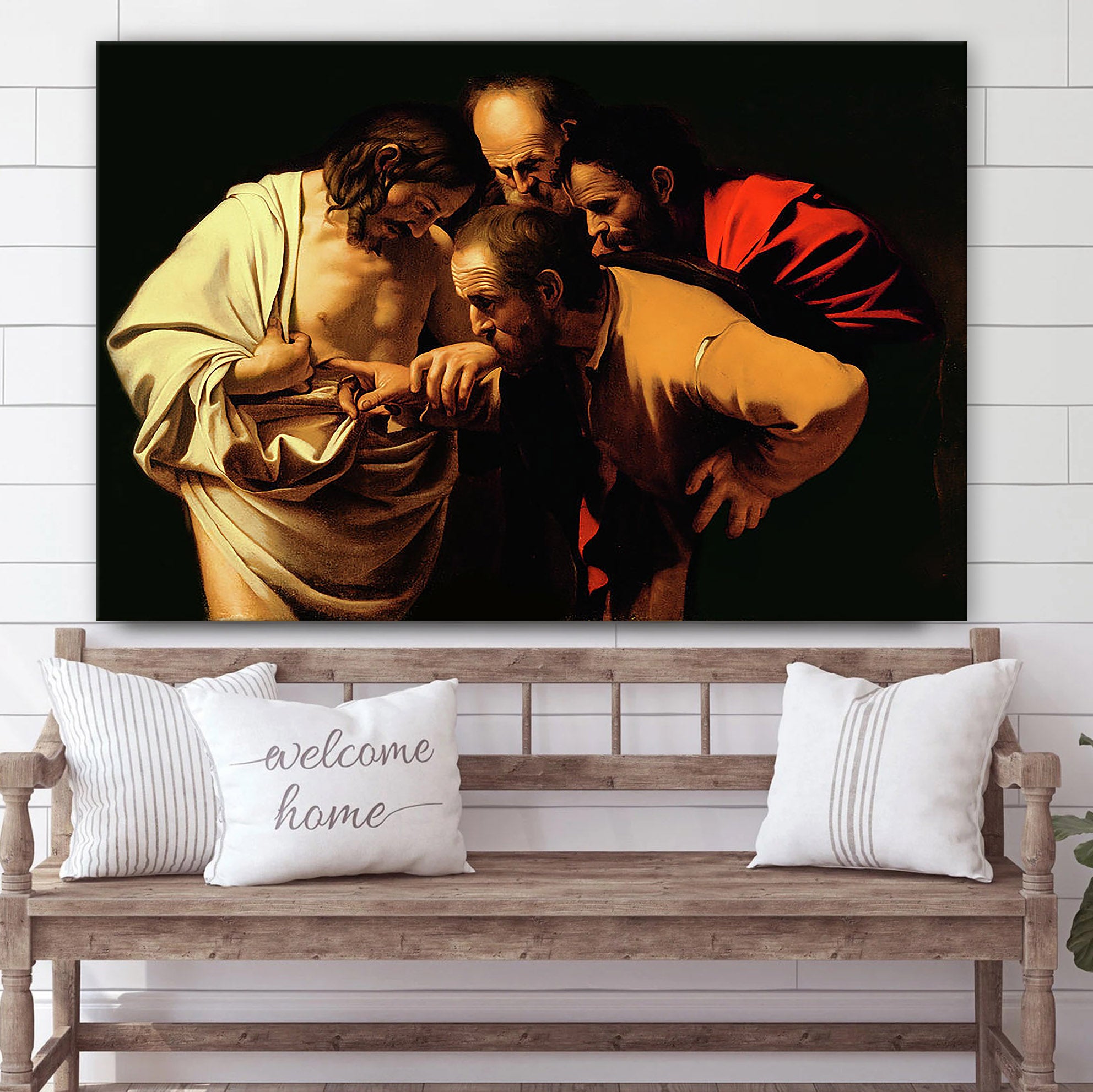 The Incredulity Of Saint Thomas Canvas Pictures – Jesus Canvas Pictures – Christian Wall Art