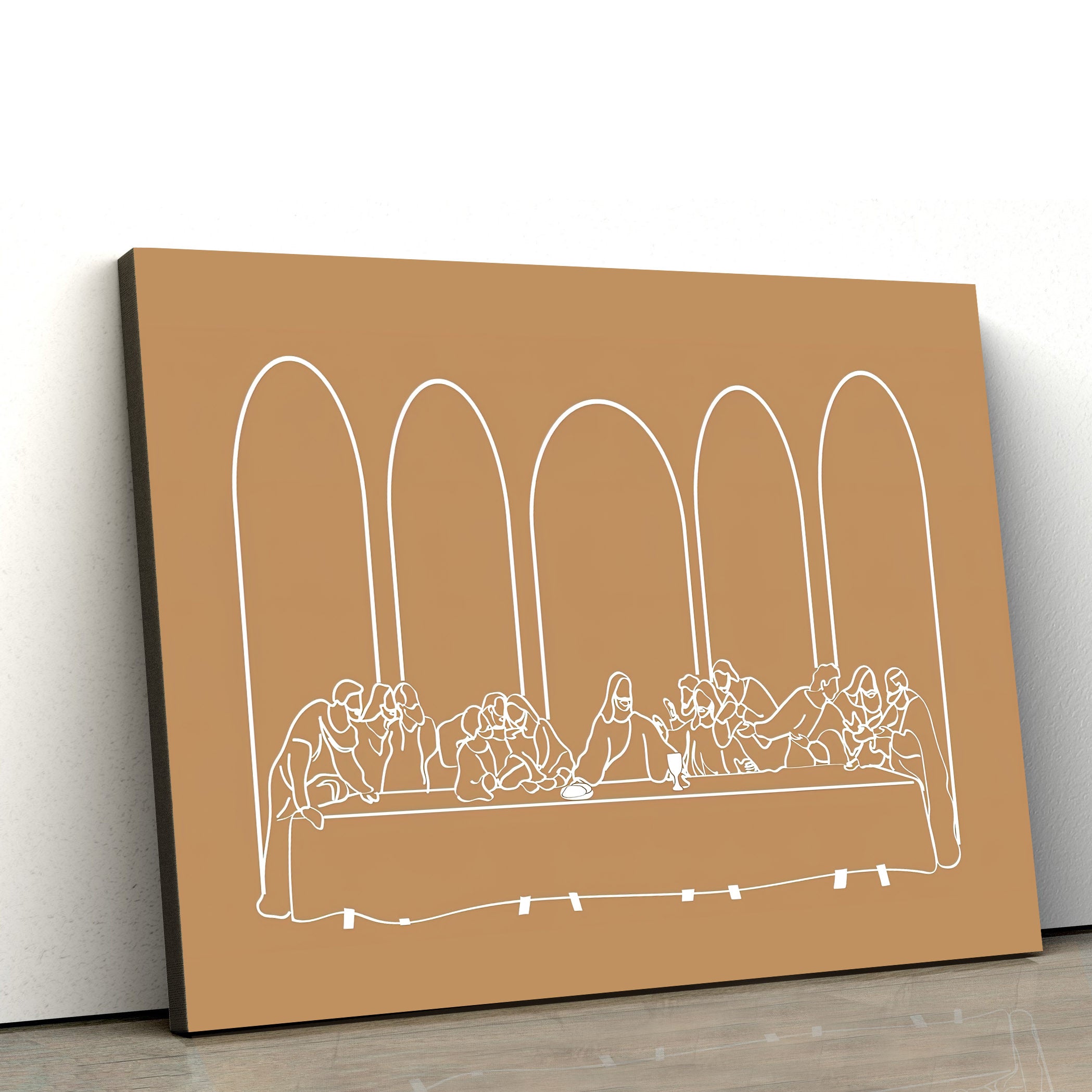 The Last Supper Canvas Posters – Christian Canvas Wall Art