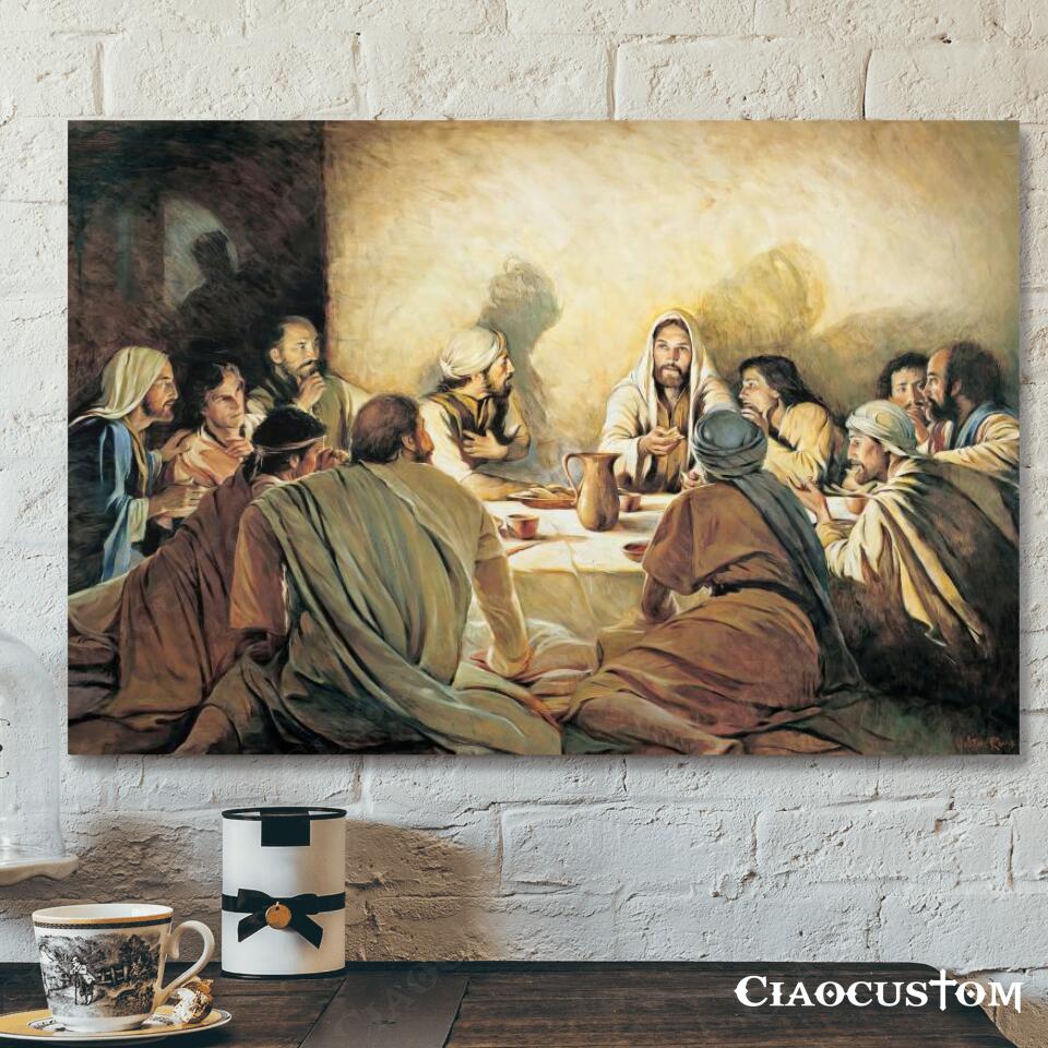 The Last Supper Wall Art – The Last Supper Painting – Gift For Christian