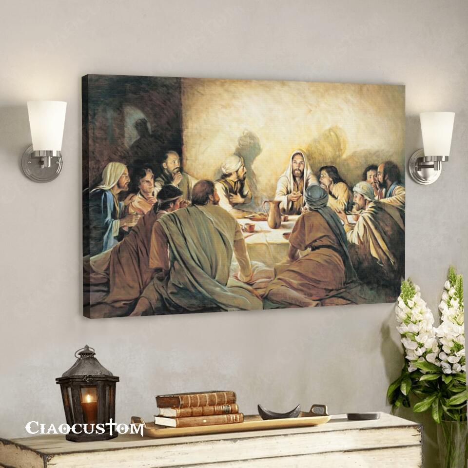 The Last Supper Wall Art – The Last Supper Painting – Gift For Christian