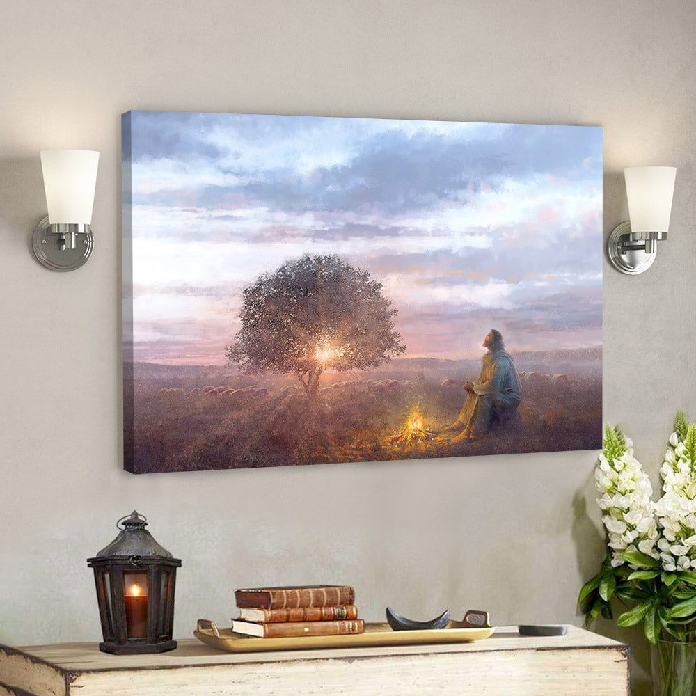 The Light – Jesus Canvas Poster – Jesus Wall Art – Gift For Christian