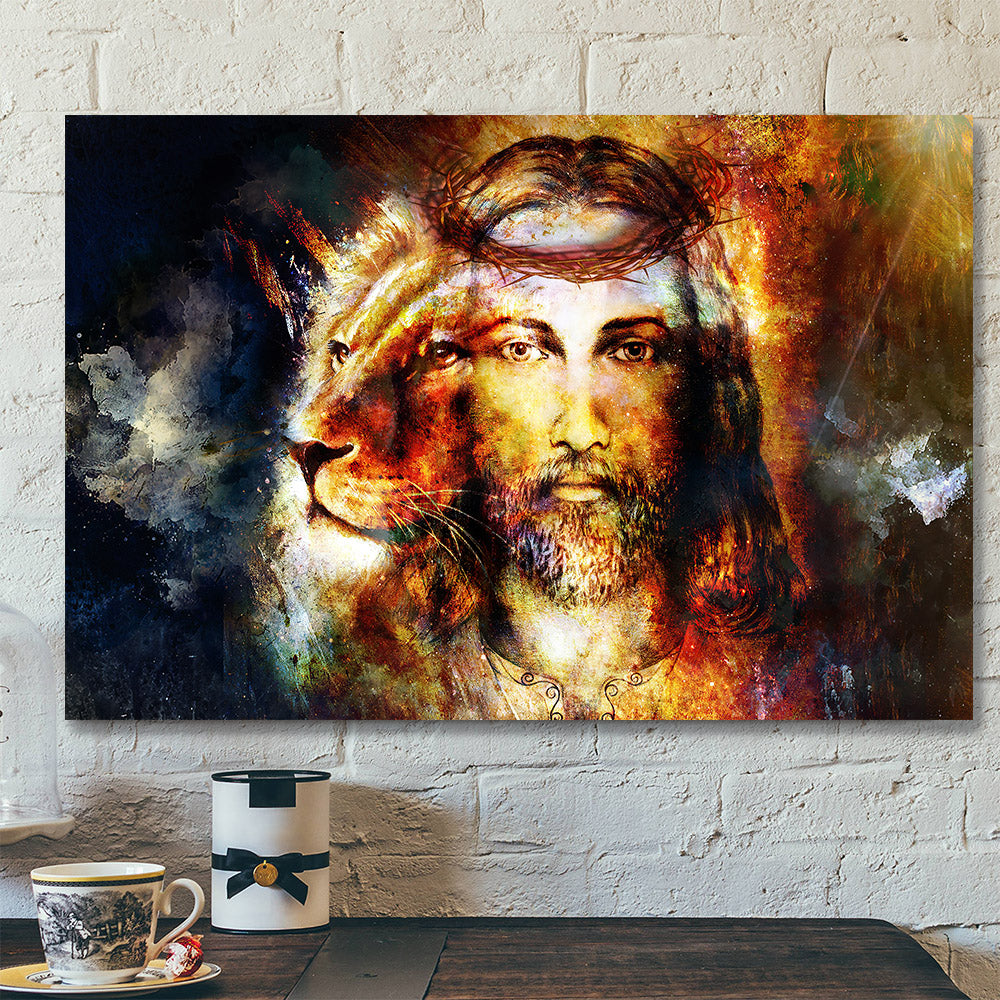 The Lion Of Judah – Jesus Pictures – Christian Canvas Prints – Faith Canvas