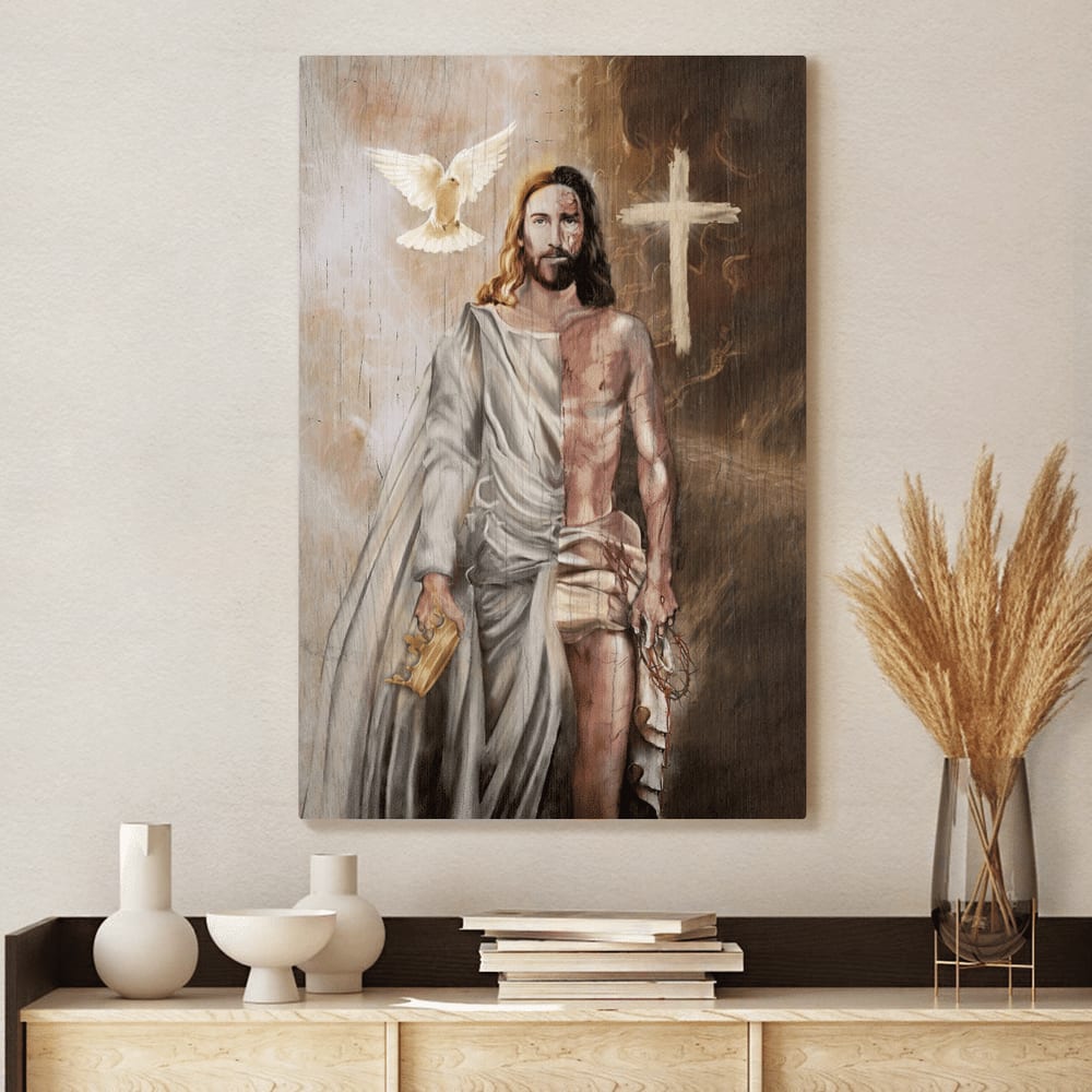 The Return Of Christ Jesus Canvas Wall Art – Christian Wall Posters – Religious Wall Decor