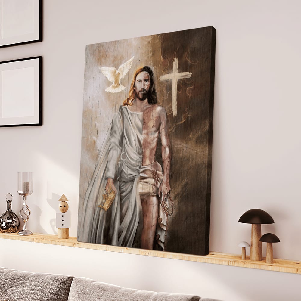 The Return Of Christ Jesus Canvas Wall Art – Christian Wall Posters – Religious Wall Decor