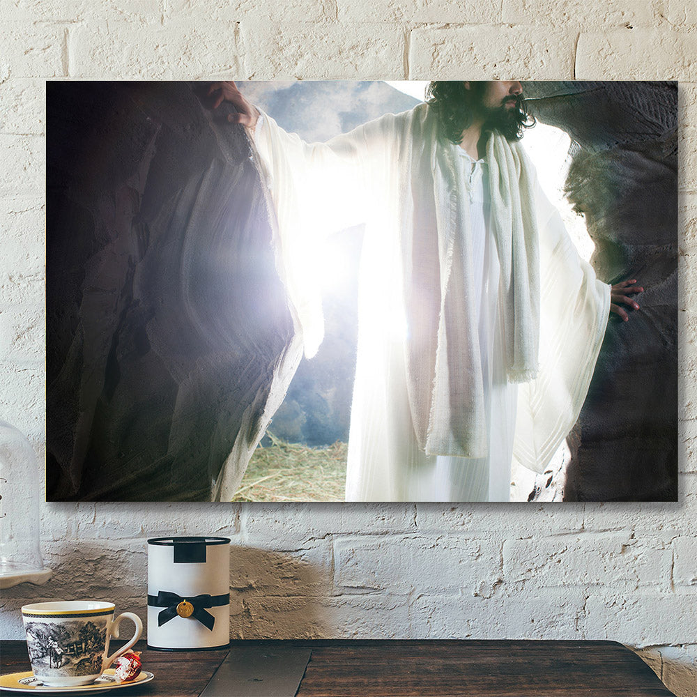 The Risen Christ Canvas – Jesus Pictures – Jesus Canvas – Jesus Wall Art – Christ Pictures – Christian Canvas Prints – Gift For Christian