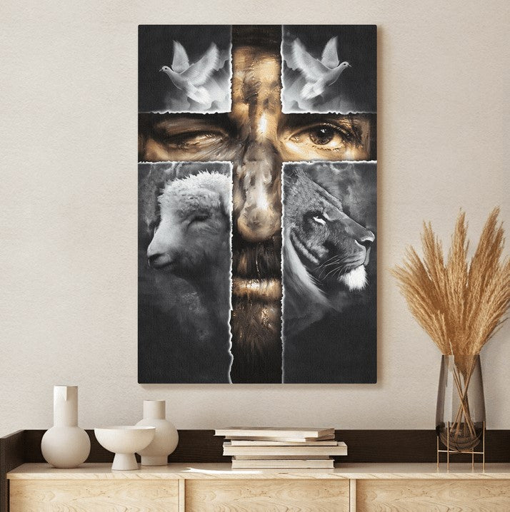 The Soul Of Jesus Canvas Wall Art – Christian Wall Posters – Religious Wall Decor