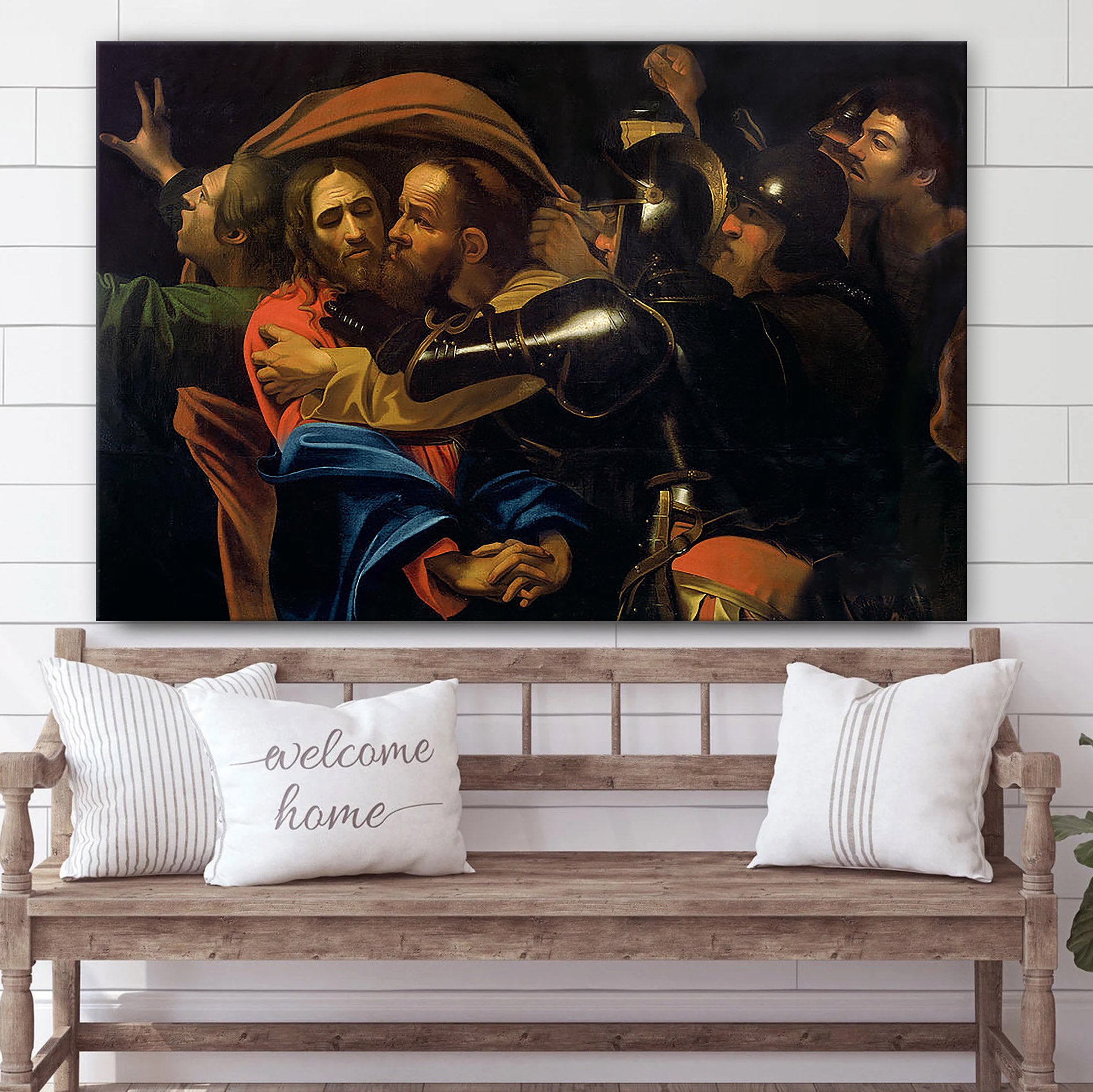 The Taking Of Christ Canvas Pictures – Jesus Canvas Pictures – Christian Wall Art