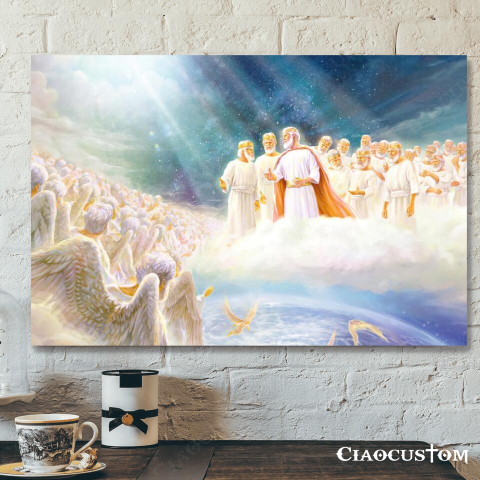 The Watchtower – Jesus Wall Pictures – Jesus Canvas Painting – Jesus Canvas Art – Jesus Poster – Jesus Canvas – Christian Gift