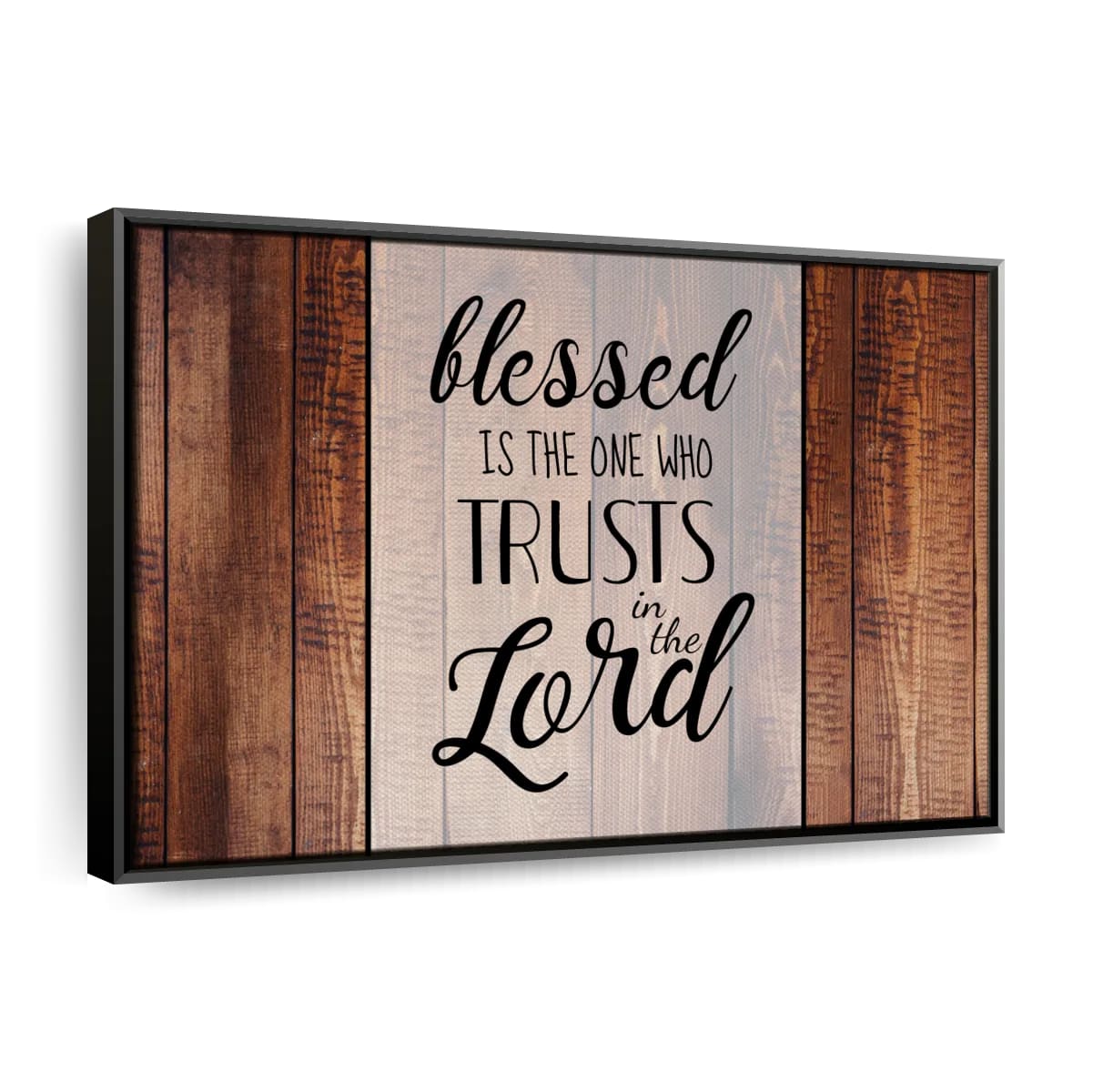 Trust In The Lord Sign Canvas Wall Art – Christian Canvas Wall Art – Religious Wall Art Canvas