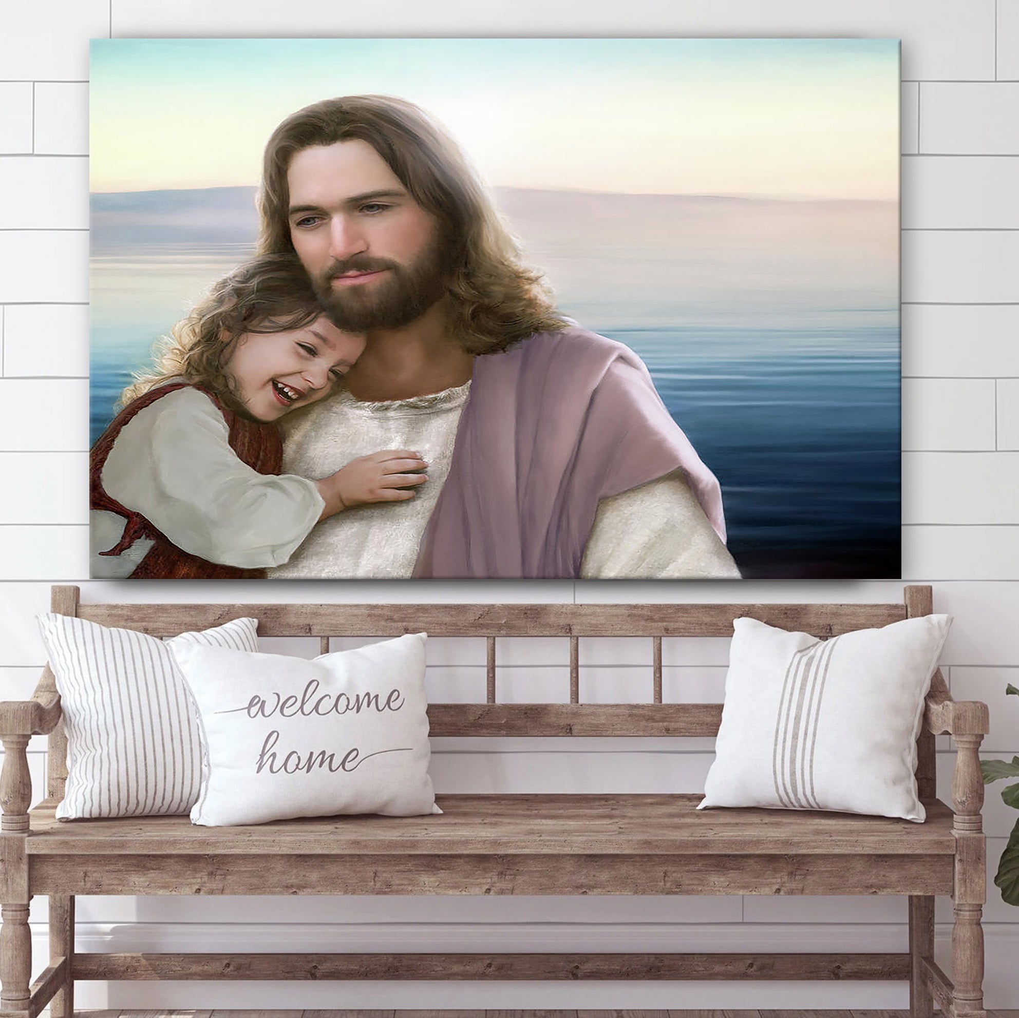 Walk In His Light Brent Borup Canvas Pictures – Jesus Canvas Pictures – Christian Wall Art