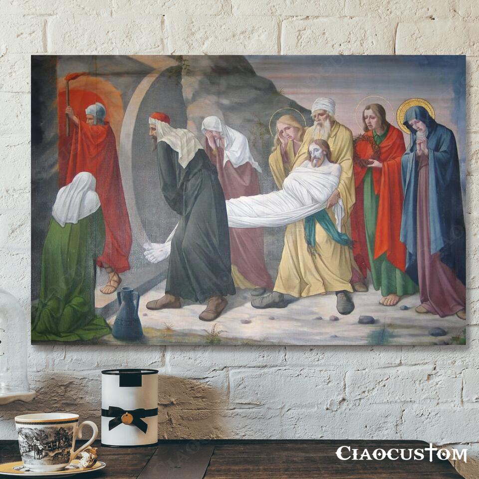 What Happens On Silent Saturday – Jesus Canvas Painting – Jesus Canvas Art – Jesus Poster – Jesus Canvas – Christian Gift