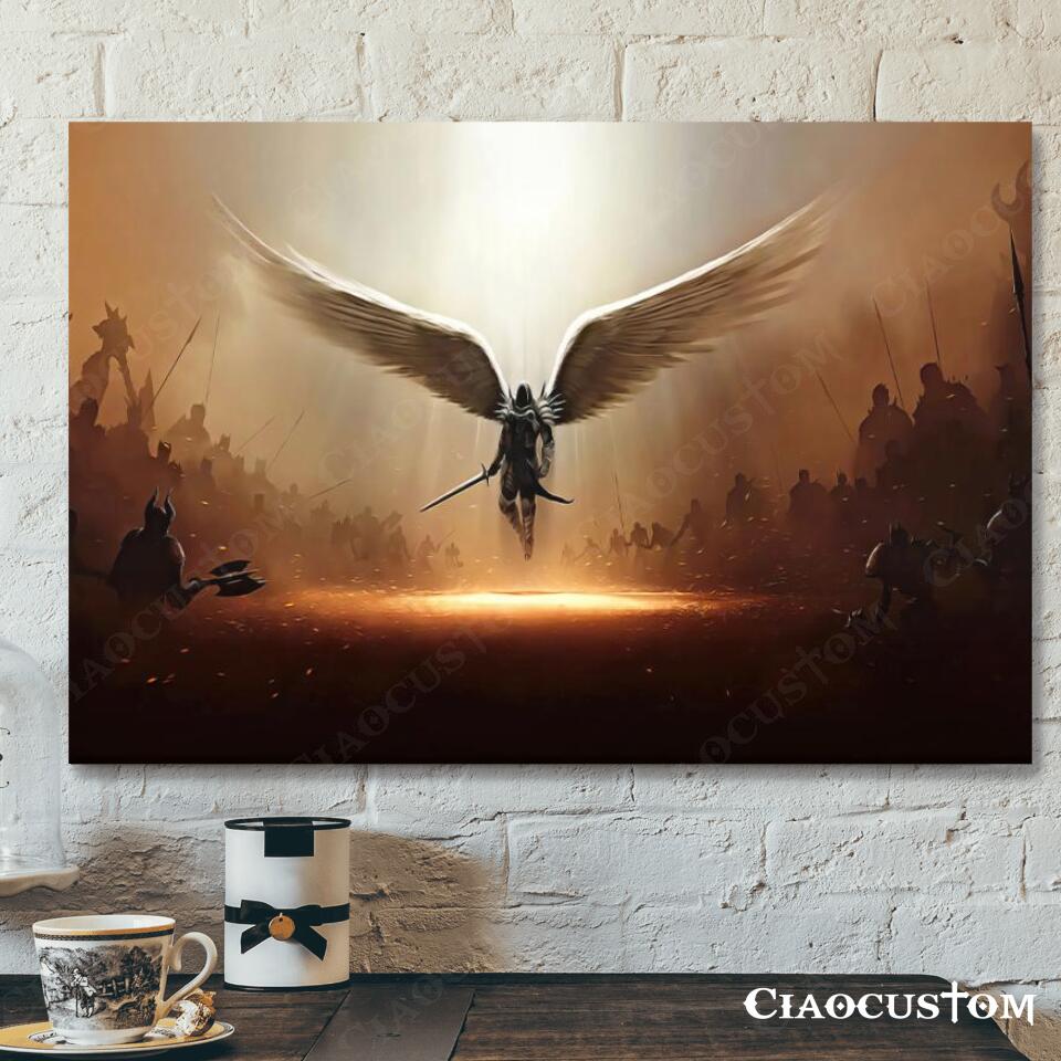 Wing of God – Christian Canvas Wall Art – Christian Wall Decor – Christian Artwork – Religious Wall Decor – Scripture Wall Art