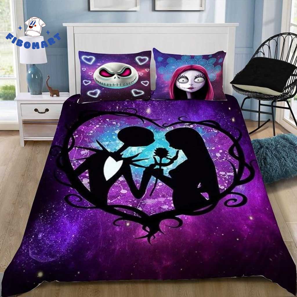 Jack And Sally Rose Love Bedding Set 1