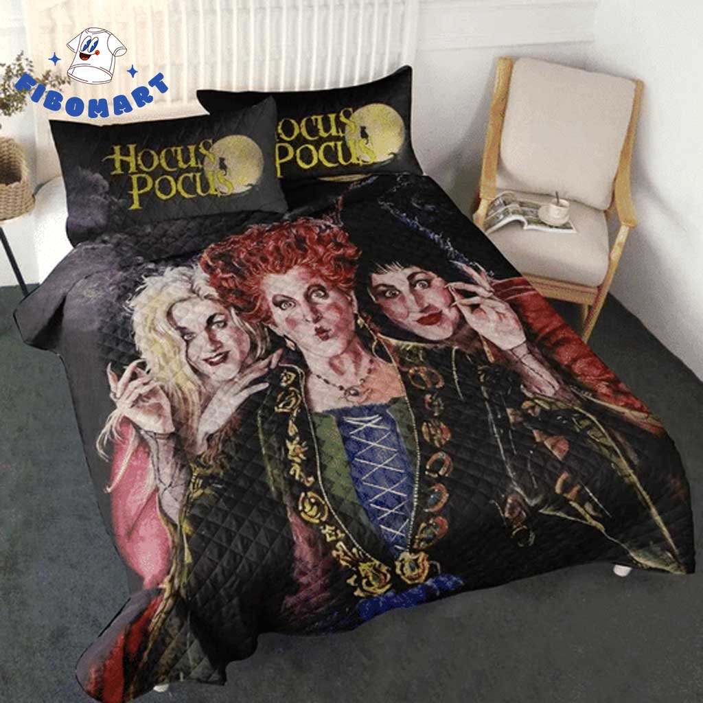 The Sanderson Sisters Smile Hocus Pocus Halloween Bedding Set