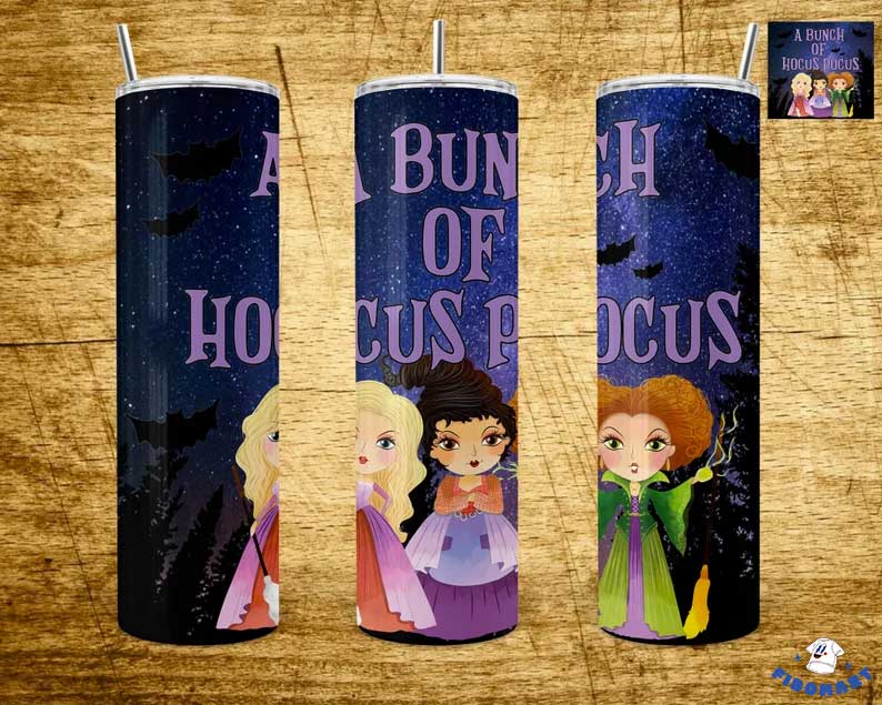 A Bruch Of Hocus Pocus Chibi The Sanderson Sisters Skinny Tumbler 1