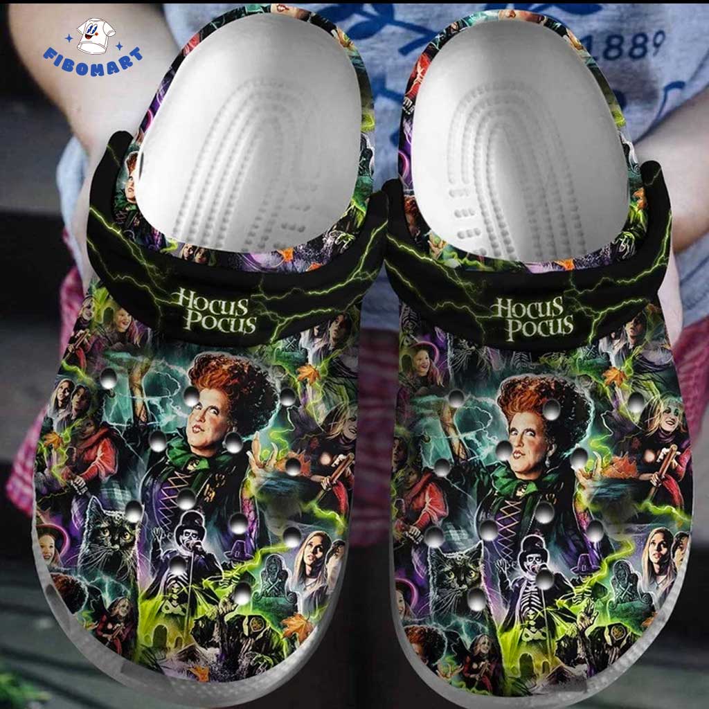 Hocus Pocus Winifred Sanderson Casting Spell Halloween Crocs Billy Butcherson And Hocus Pocus Kids 1