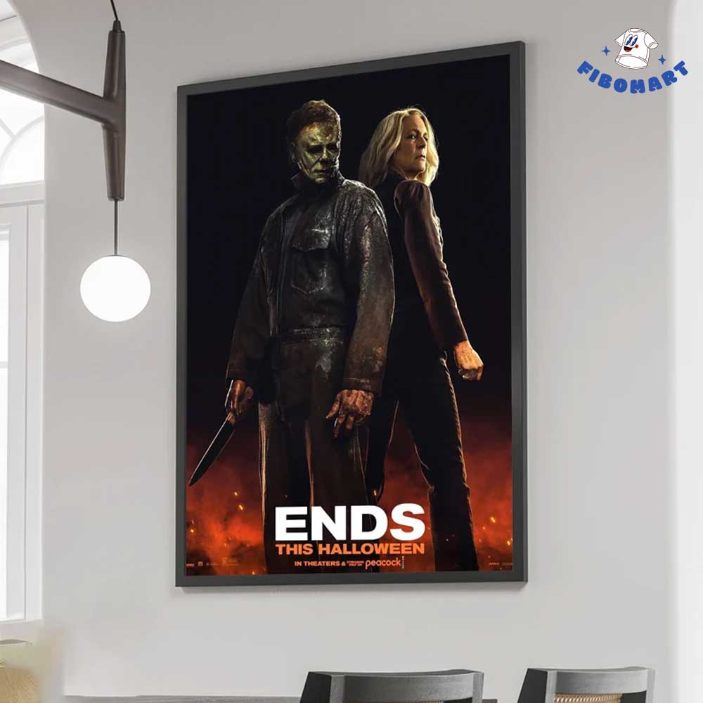 Michael Myers And Laurie Strode This Halloween Ends Canvas 1