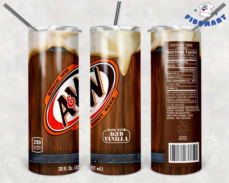A&W Root Beer Skinny Tumbler