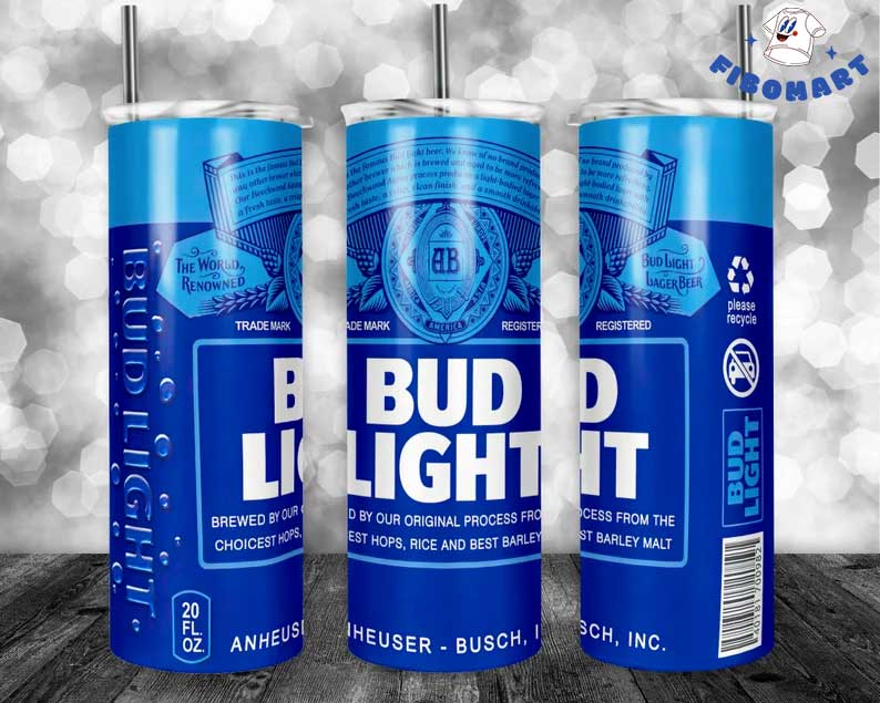 Bud Light Skinny Tumbler