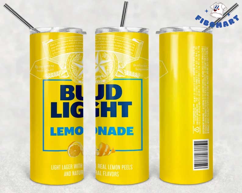 Bud Light Lemonade Skinny Tumbler