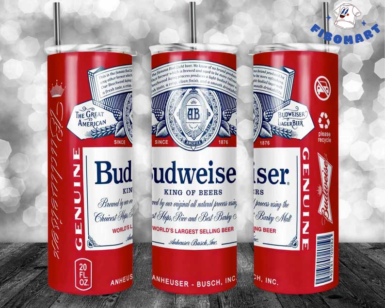 Budweiser Skinny Tumbler