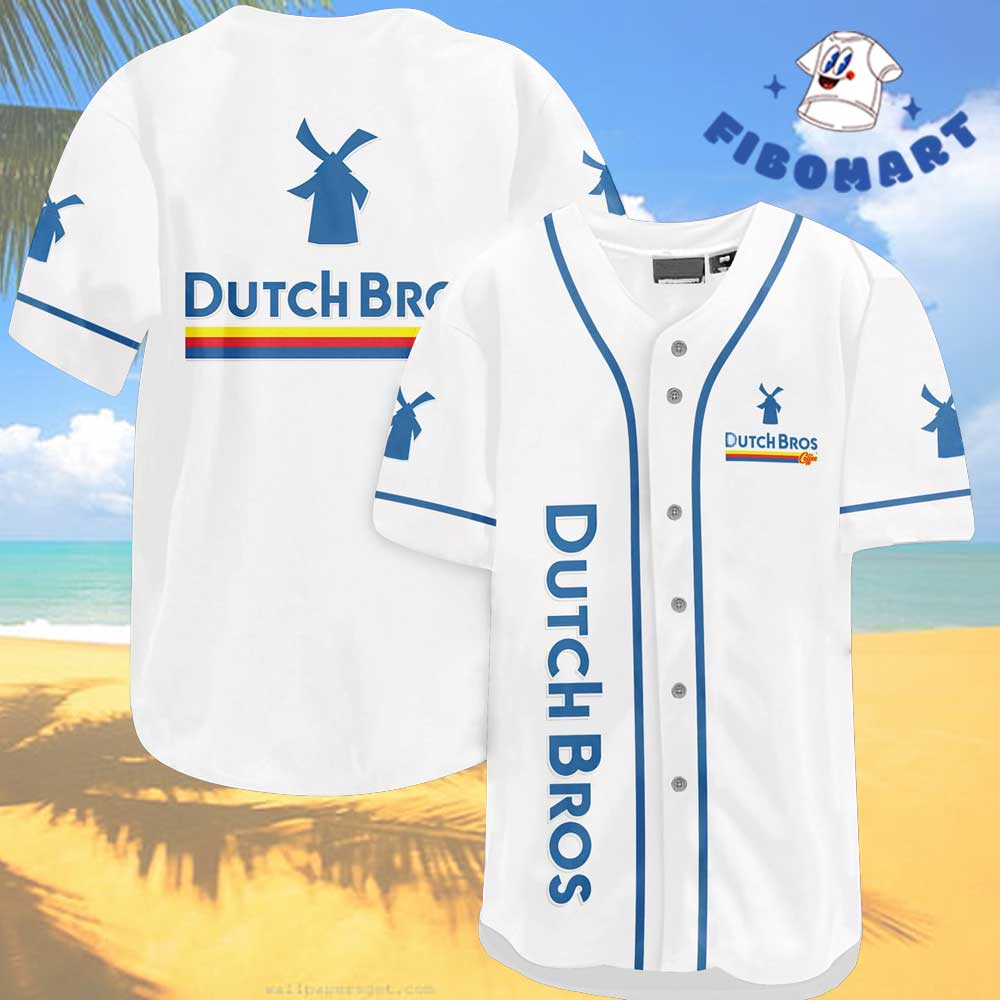 Windmill Dutch Bros Coffee Logo Baseball Jersey