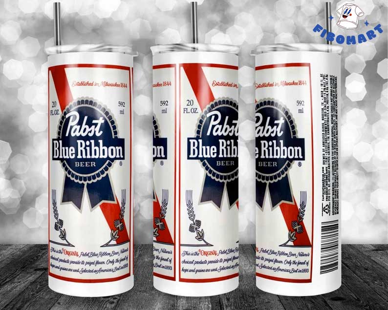 Pabst Blue Ribbon Skinny Tumbler