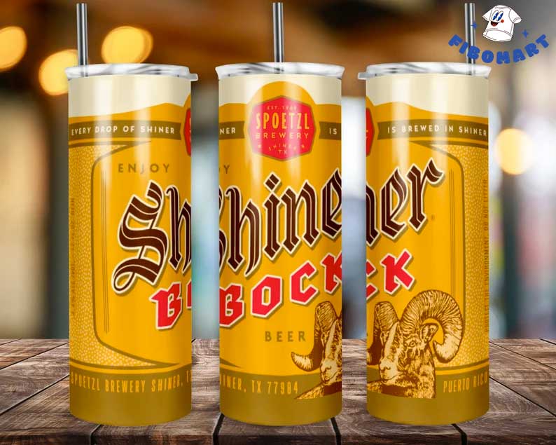 Shiner Bock Skinny Tumbler