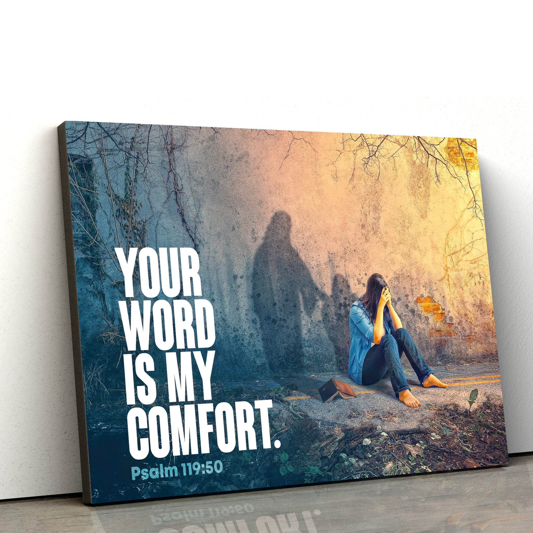 Your Word Is My Comfort Psalm 119 50 Christian Canvas Art – Wall Decoration