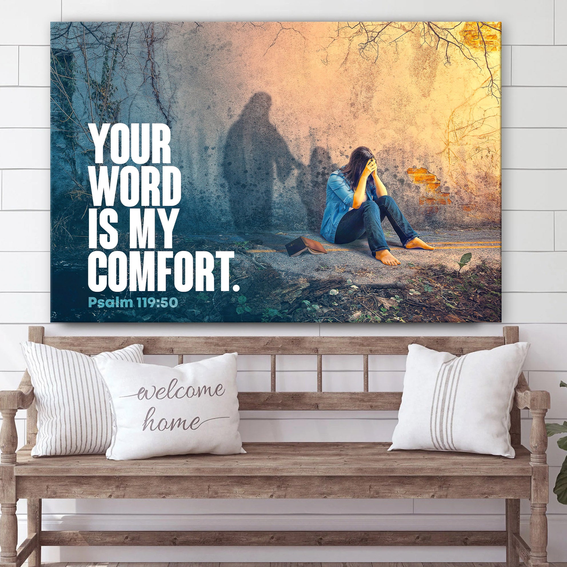 Your Word Is My Comfort Psalm 119 50 Christian Canvas Art – Wall Decoration